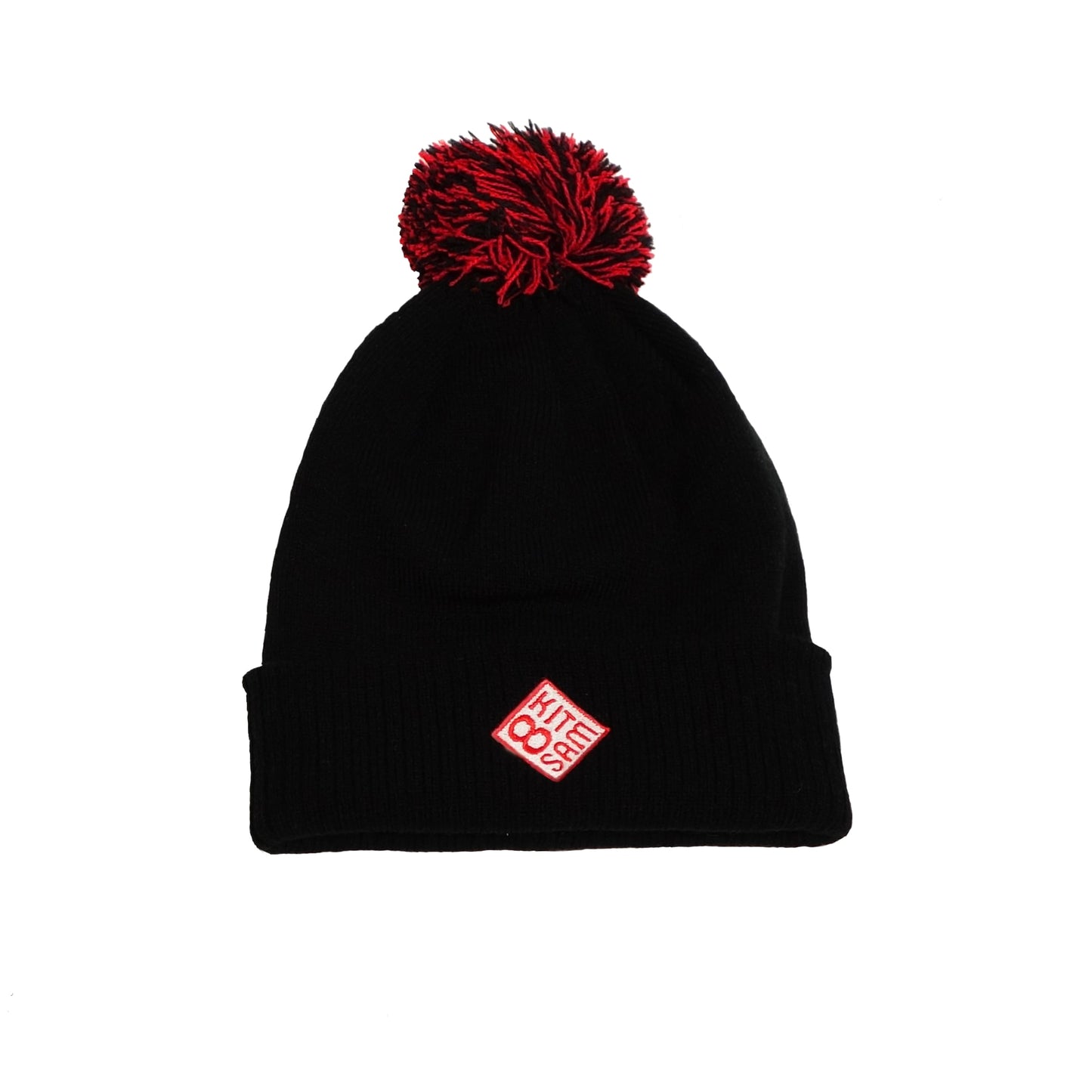 Bommel Beanie Schwarz 8samKite
